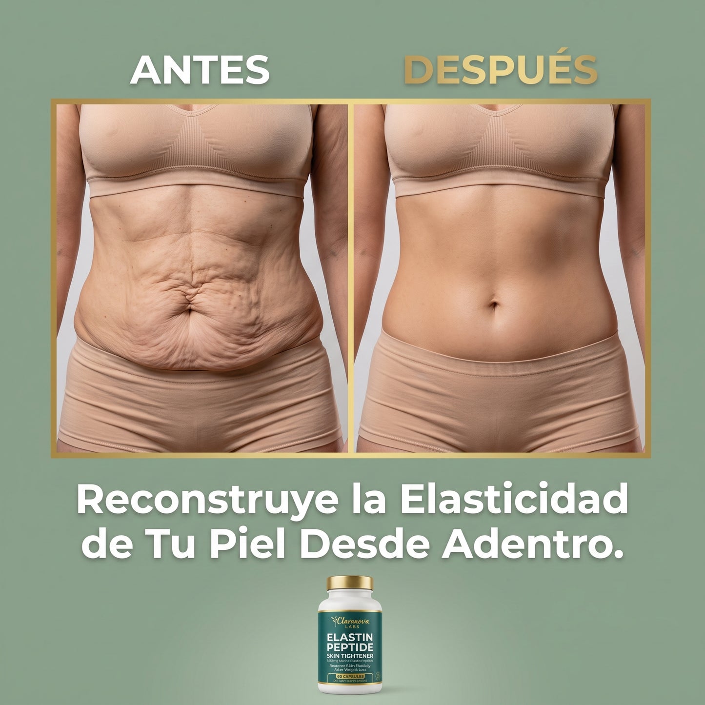 Fórmula Tensora de Piel Elastin Peptide