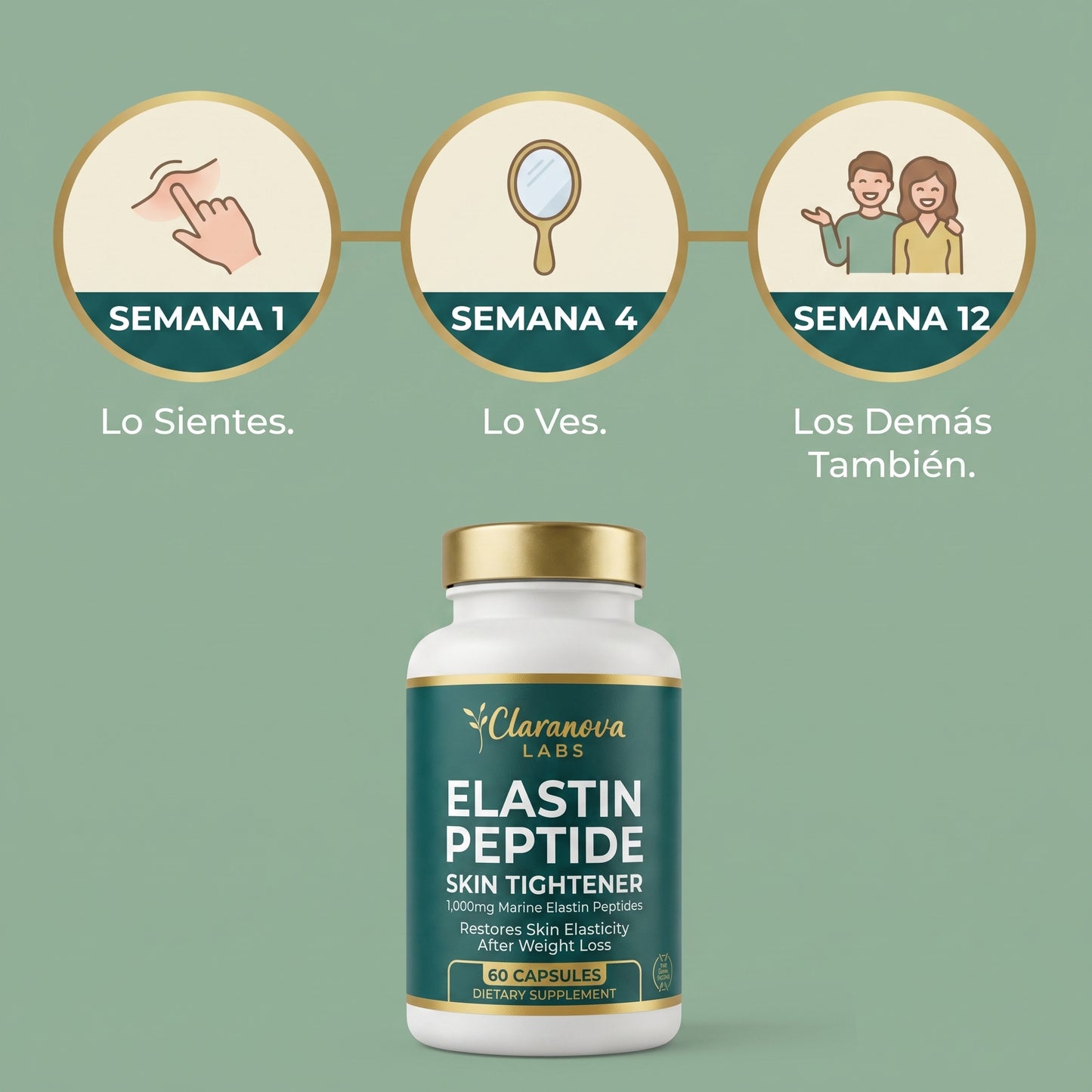Fórmula Tensora de Piel Elastin Peptide