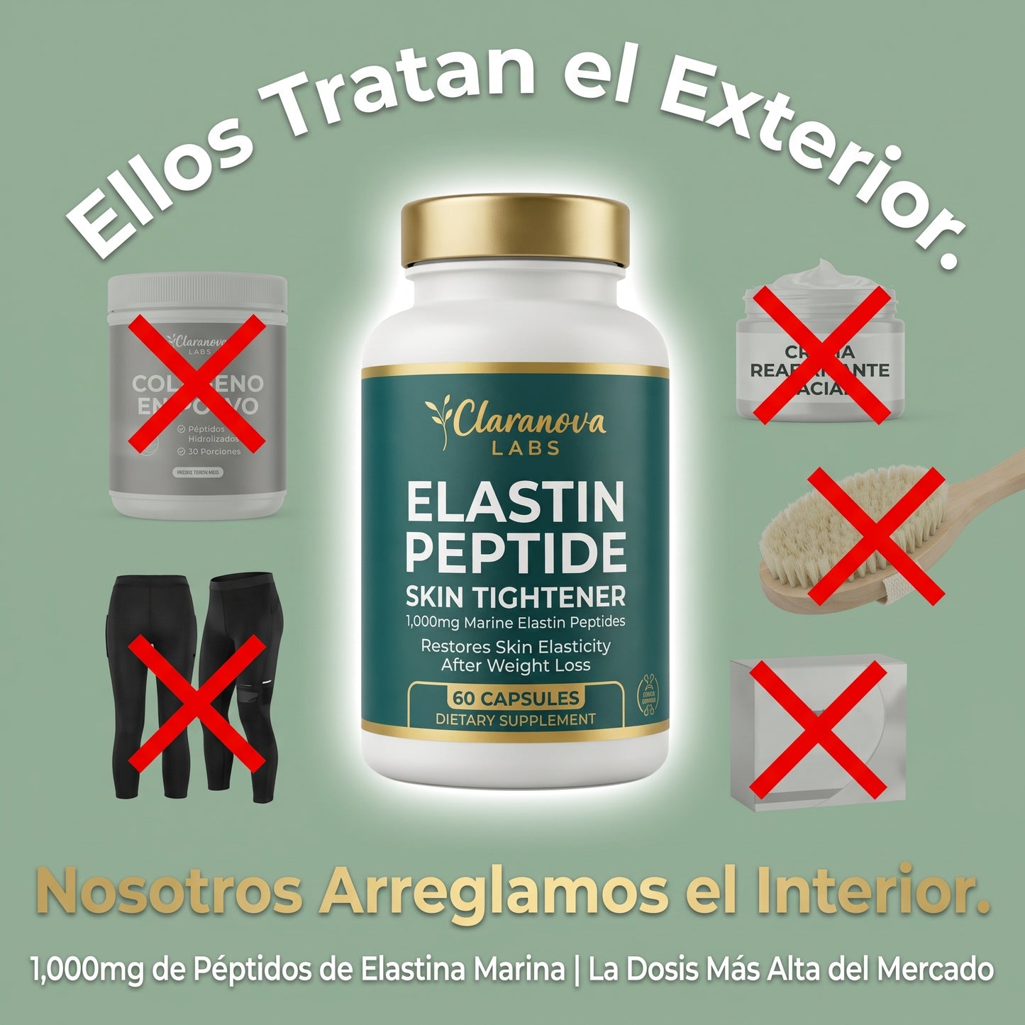 Fórmula Tensora de Piel Elastin Peptide