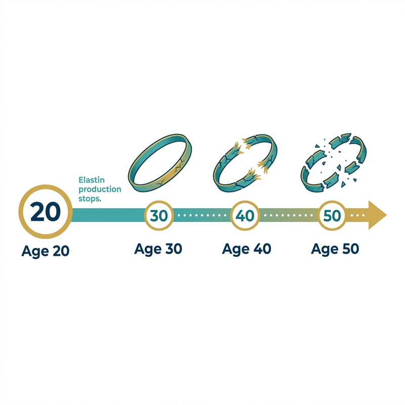 Reason 3: Your Body Stopped Making Elastin Before You Even Started Gaining Weight